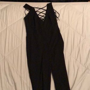 Black formal jumpsuit